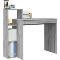 vidaXL Bureau Grijs Sonoma Bewerkt hout 100 x 40 x 90 cm