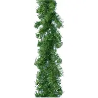 Everlands Dennen guirlande - groen - 270 cm - D9,5 cm - 180 tips - Guirlandes