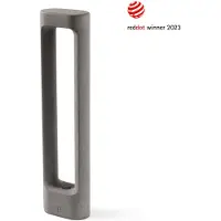 LOREFAR LED tuinpadverlichting - tuinlamp Totem, alu / grijs / zink, Beton, Modern, LED buitenlamp