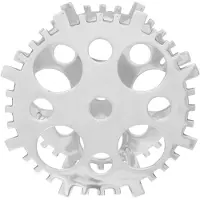 vidaXL Wijnrek Aluminium Zilver