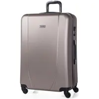 Itaca ITACAunisex. 71170-03 Grote Reiskoffer XL 4 Wielen 75cm grijs (OSFA), Casual, ABS/polycarbonaat
