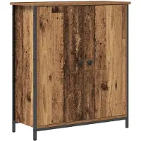 vidaXL Dressoir Oudhout 70 x 30 x 80 cm Bewerkt hout