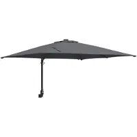 vidaXL Tuinparasol Antraciet 248,5 x 247,5 x 160 cm Polyester en Staal
