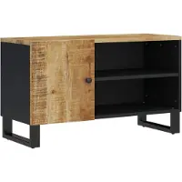 vidaXL Tv-meubel 80x33x46 cm massief mangohout en bewerkt hout