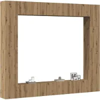 vidaXL 8-delig Tv-meubelset wandmontage bewerkt hout artisanaal eiken