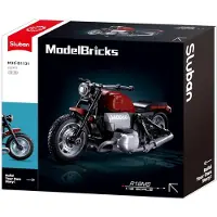 Sluban Bouwstenen - - Harley-stijl motor - Rood - 222 stukken - Vanaf 10 jaar