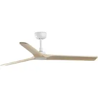 Faro Heywood Plafondventilator White | Pine | L (Ø132cm) | Without light