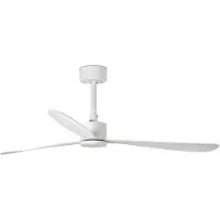 Faro Plafondventilator Amelia, DC-motor, 3 bladen, wit Amelia, wit / opaal, Woon-/ Eetkamer, Kunststof, Modern