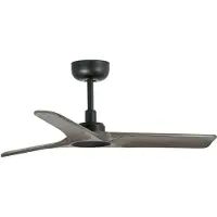 Faro Heywood Plafondventilator Black | Walnut | S (Ø90cm) | Without light