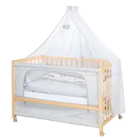 Roba Kamer Bed 60 x 120 cm Jumbotwins naturel incl. bekleding van textiel