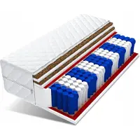 ŚpijZdrowo HOME MAX DOUBLE Matras 90x200cm - Pocketvering & Kokos