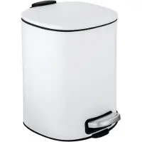 Wenko Alassio afvalemmer 5,0 l wit