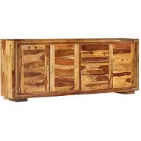 vidaXL Schoenenrek 3-laags 70x27,5x45 cm bamboe