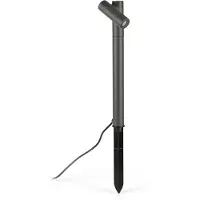 Faro Spy LED grondspies lamp, donkergrijs, aluminium, hoogte 68,5 cm, alu / grijs / zink, Aluminium, Modern