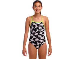 Funkita Strapped In One Piece Swimsuit Zwart 8 Years Meisje