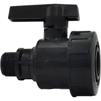 IRRITEC® Kogelkraan mannelijk/vrouwelijk aansluiting, '3mf', 1"1/2