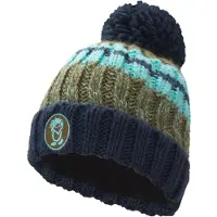 TROLLKIDS - Kid's Troll Bobble Cap - Muts 52-56 cm - 6-12 Years, blauw