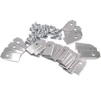 123accu Reservemessen voor robotmaaiers 30 stuks (0.75mm, staal, huismerk)