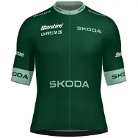 Santini La Vuelta Points Leader Korte Mouw Wielertrui