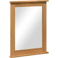 vidaXL Spiegel VIGO Honing bruin 55,5 x 5 x 70 cm Massief grenenhout