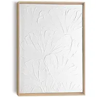 Reinders! Schilderij Bloemen - 30 X 40 Cm - Wit - Hout