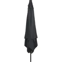 vidaXL Tuinparasol 295 x 295 x 245 cm Polyester en Staal Antraciet