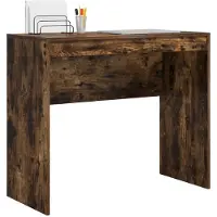 vidaXL Bureau Rook Eiken 90 x 40 x 76 cm