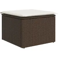 vidaXL Buitensofa 5 st Bruin poly rattan