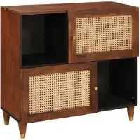 vidaXL Dressoir Bruin 80 x 33,5 x 75 cm Massief Mango Hout