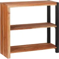 vidaXL Boekenplank Bruin 80 x 30 x 75 cm Massief Acacia Hout