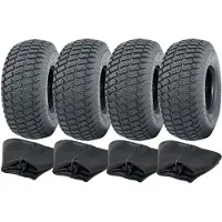Parnells 15x6.00-6 Banden en binnenbanden voor grasmaaiers, 4-laags Wanda P332 TR13 binnenbanden (set van 4)