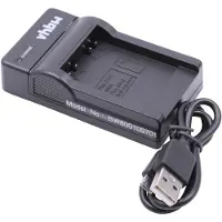 VHBW USB-C-oplader compatibel met Samsung TL500, TL320, ST5500, ST5000, ST1000, SL820, SL620 camera/camcorder - oplaadstation + USB-C-kabel met oplaadindicator