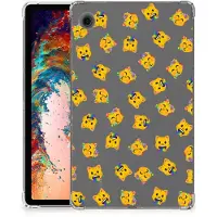B2Ctelecom Hippe Hoes voor Samsung Galaxy Tab A9 Katten Emojis