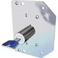 CR Europees cilinderslot K55 met vormgesneden plaat - 60 mm, 3 sleutels