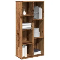 vidaXL Boekenkast 50x25x104 cm oud houtkleurig