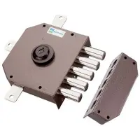 Mottura Slot met vijf vergrendelpunten, te monteren zonder oplegplaat, pompbediend, model 30640 - cilinder ø 30 mm, lengte 60 mm (30640VS60JE)