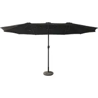 Happy Garden Dubbele parasol 2,7x4,6m LINAI zwart