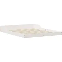 vidaXL Bedframe Wit 140 x 210 cm Massief grenenhout
