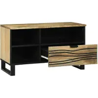 vidaXL TV Eenheden 80 x 33 x 46 cm Bruin Bewerkt hout