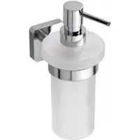 Bemeta Insia zeepdispenser 230ml, matglas, chroom