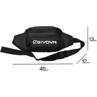 Givova Pouch zwarte heuptas - UNI
