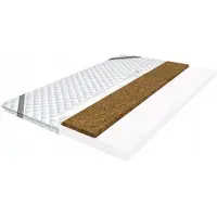 Orchidea Matras Topper 120x200cm Kokos 4cm PUR H3 - Verbeterd Slaapcomfort
