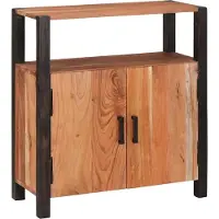 vidaXL Dressoir Bruin 70 x 30 x 75 cm Massief Acacia Hout