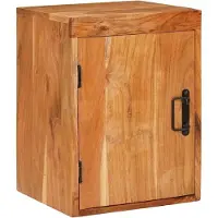 vidaXL Nachtkastje Bruin 35 x 33 x 48 cm Massief Acaciahout