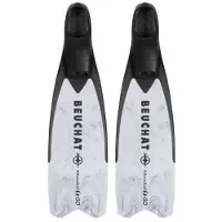 BEUCHAT Mundial One-50 Soft Flex Freediving Fins Grijs EU 41-42