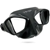 Spetton Storm Silicone Freediving Mask Zwart