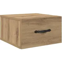vidaXL Nachtkastje artisanaal eikenkleurig 35 x 35 x 20 cm