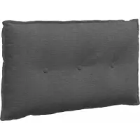 vidaXL Rugkussen Donkergrijs 80 x 50 cm Corduroy stof