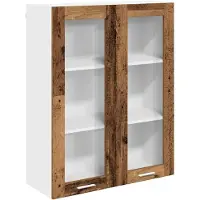 vidaXL Hangkast Oudhout 80 x 31 x 100 cm Bewerkt hout