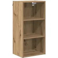 vidaXL Hangkast Artisan Eiken 40 x 29,5 x 80 cm Bewerkt hout